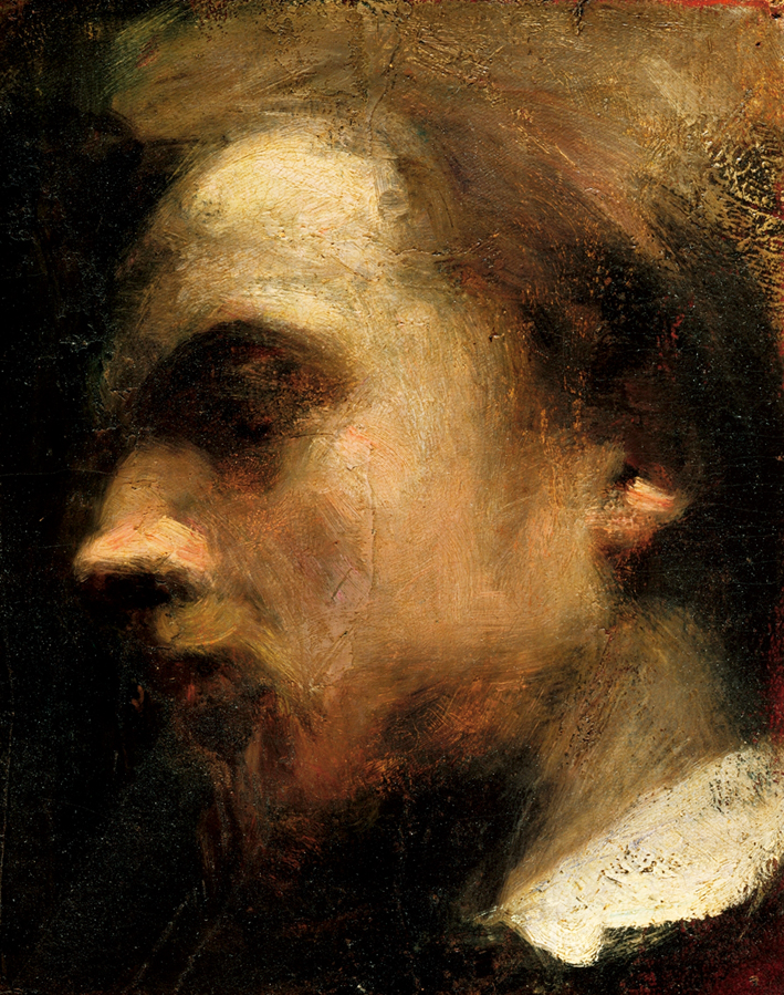  方丹·拉图尔 Fantin-Latour 自画像 Self-Portrait